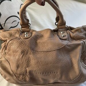 Liebeskind Brown Leather Shoulder Bag
